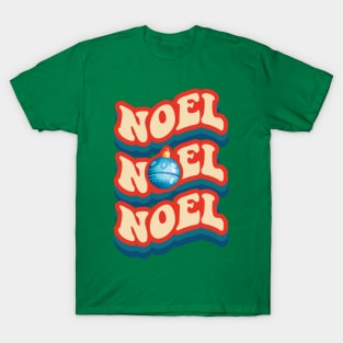 Noel text with ball christmas T-Shirt